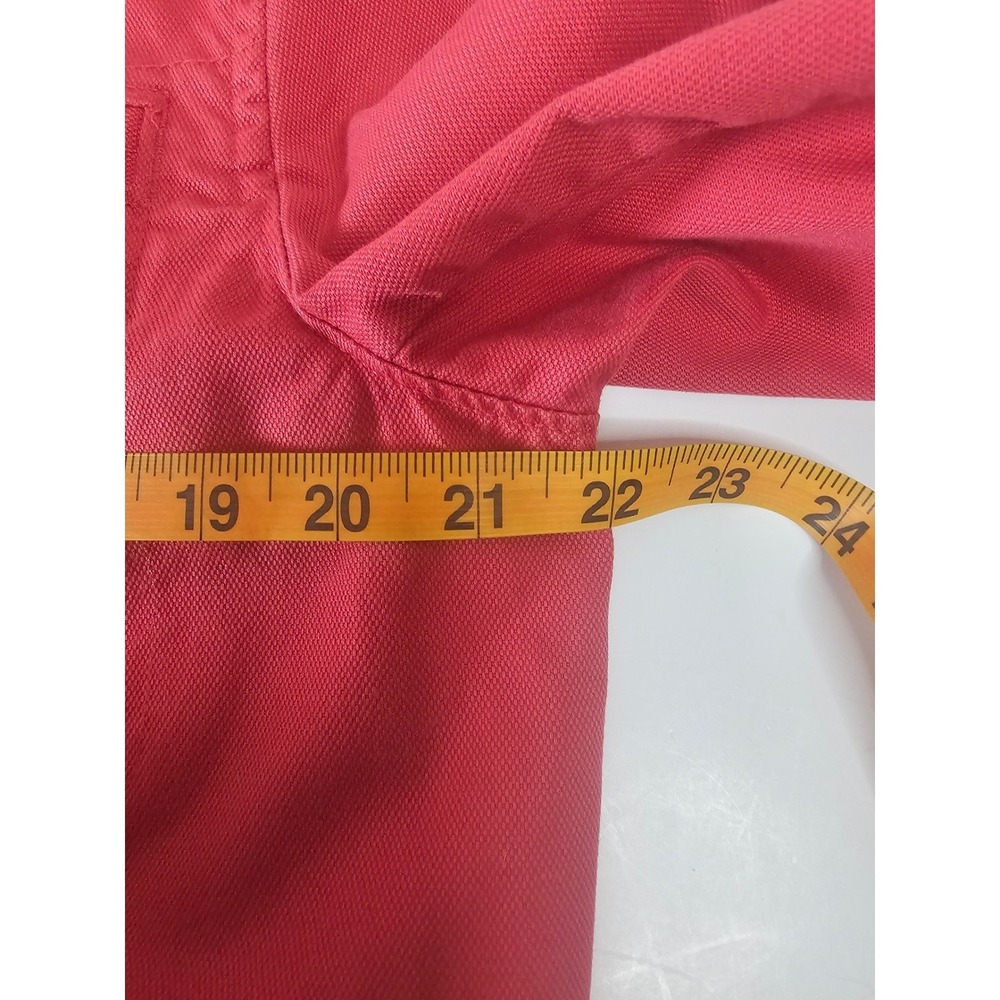 Henry Jacobson Barn Jacket SZ S Red Button Up Chore Utility CALLOUTS IN PICS - Picture 8 of 12
